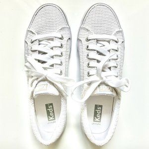 Keds Women’s Jump Kick Woven Sneaker - White